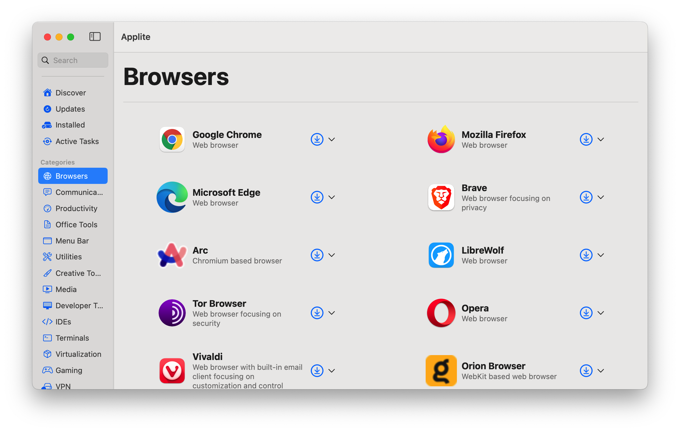 homebrew客户端 Applite homebrew客户端 Applite